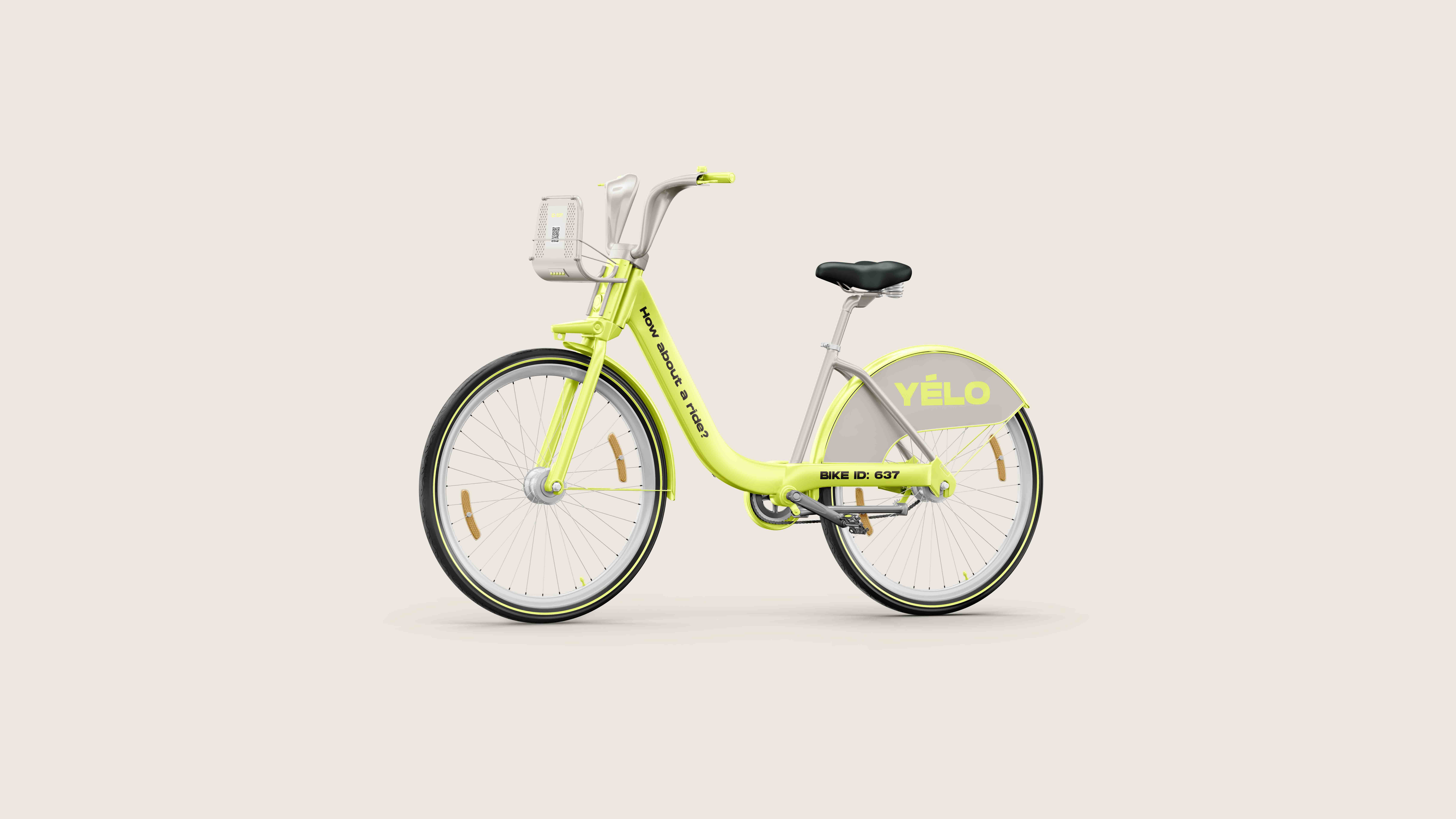 A bike for a Montral based bikeshare company